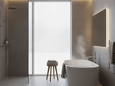 Moderne badkamer installatie